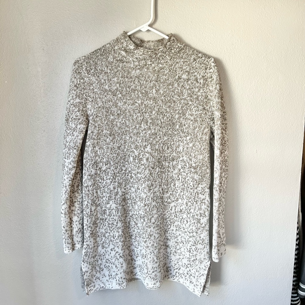 [Pure Jill] Speckled Tunic Sweater- S